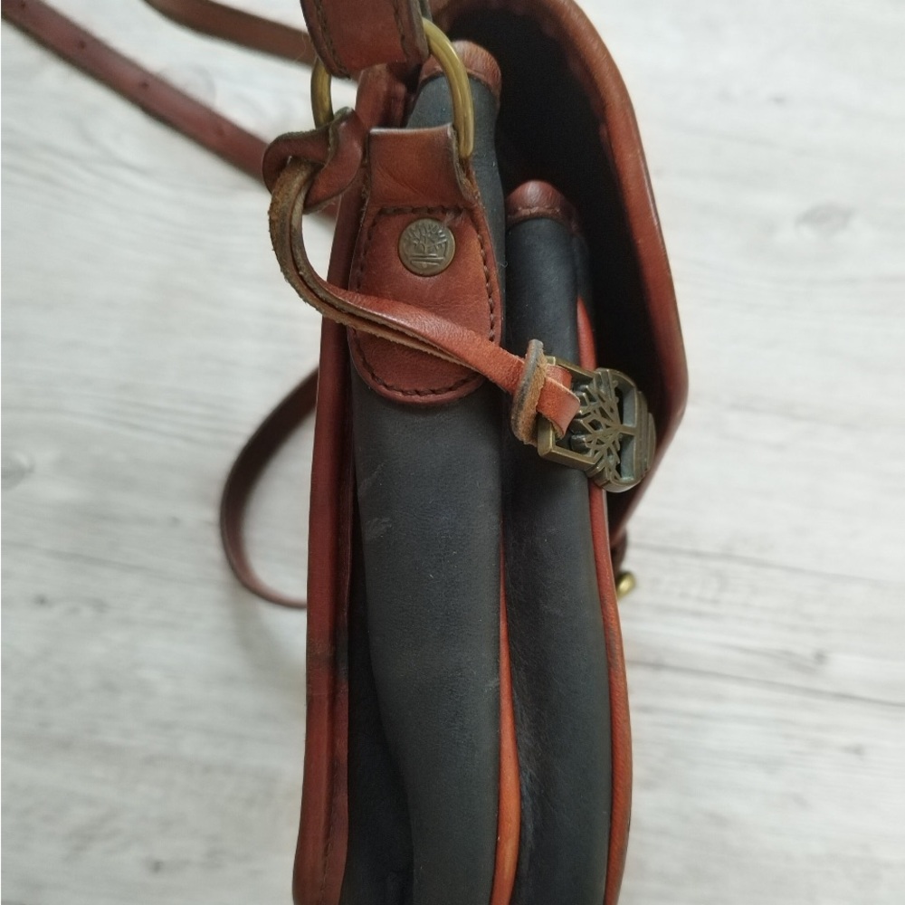 TIMBERLAND LEATHER SACHEL BAG vintage - Picture 7 of 10
